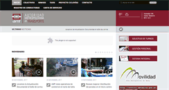 Desktop Screenshot of amtsalta.gob.ar